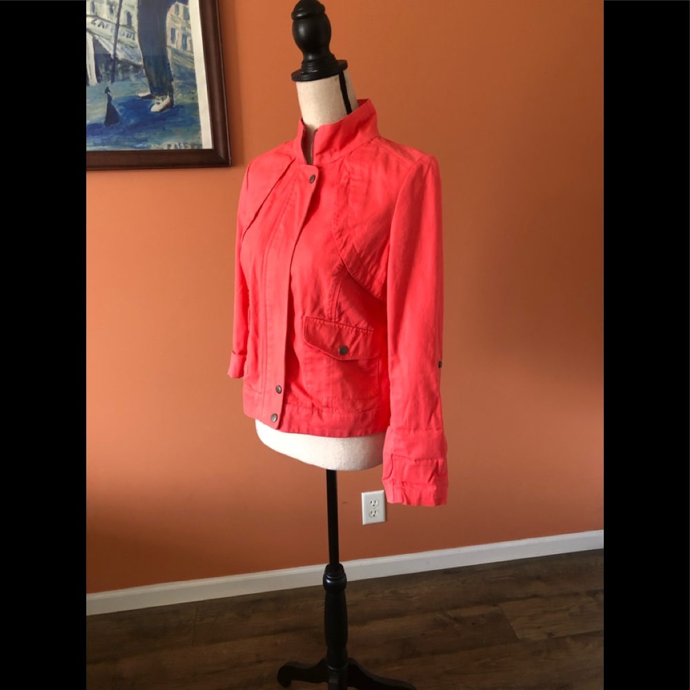 Relativity Melon Utility Style Jacket - image 5